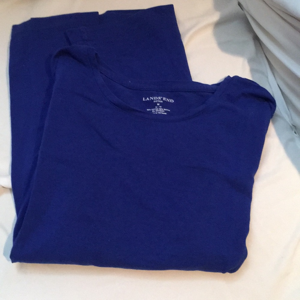 Lands end blue T-shirt